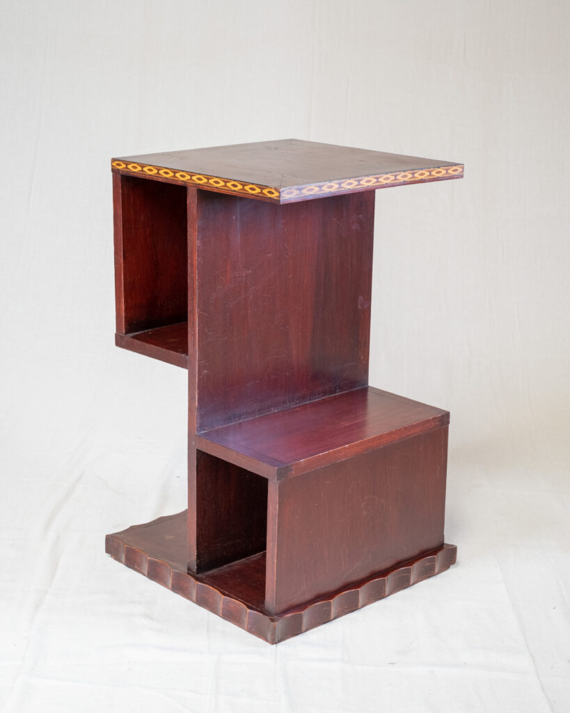 A mahogany Art Deco side table, circa 1930/1935.