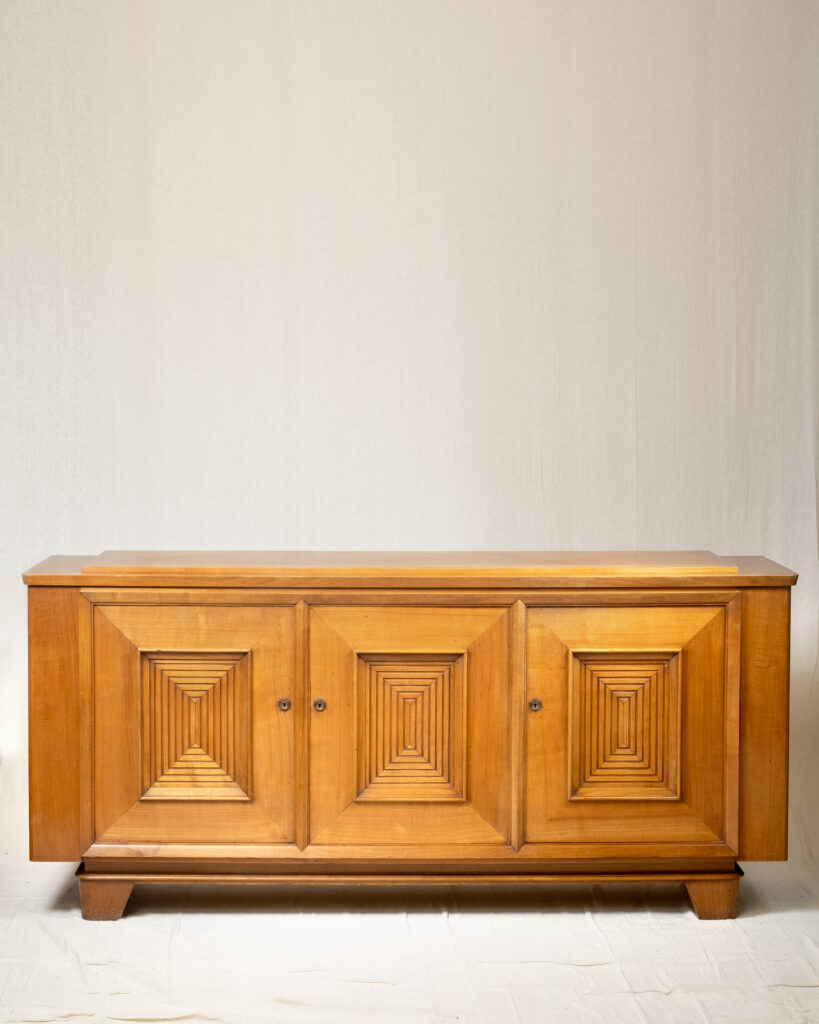 A large cherrywood sideboard,circa 1930.